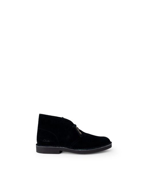 Clarks Black Leather Lace for men