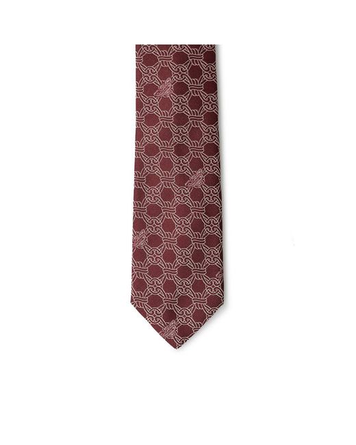 Emporio Armani Red Silk Ties & Bowty for men