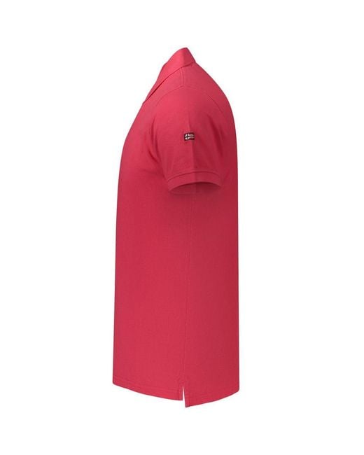 Norway 1963 Pink Rosso Cotton Men's Polo for men