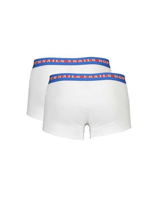 North Sails Blue White Cotton Underwear for men