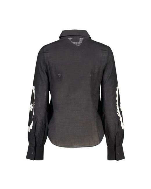 Desigual Black Nero Cotton Shirt