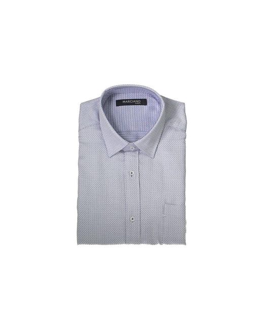 MARCIANO BY GUESS Gray Cotton Shirt for men