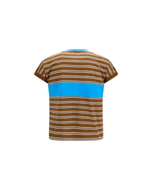 Versace Blue Brown Cotton T for men