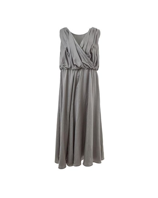 Lardini Gray Silk Suit & Blazer for men