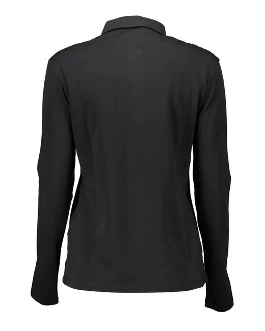 U.S. POLO ASSN. Black Cotton Polo Shirt