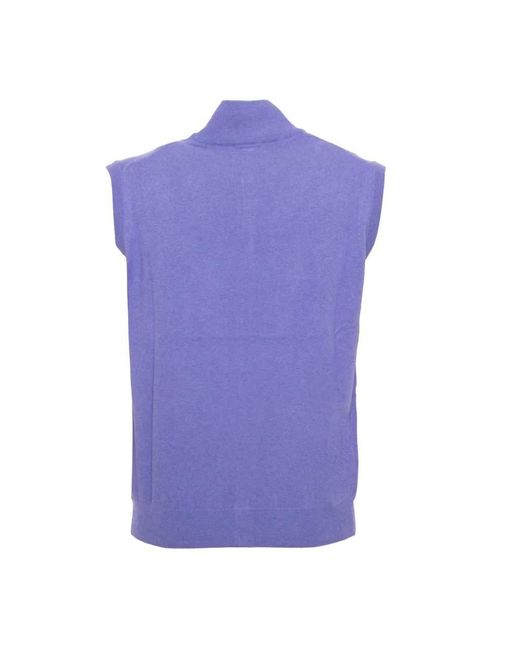 Purple sleeveless sweater Clearance