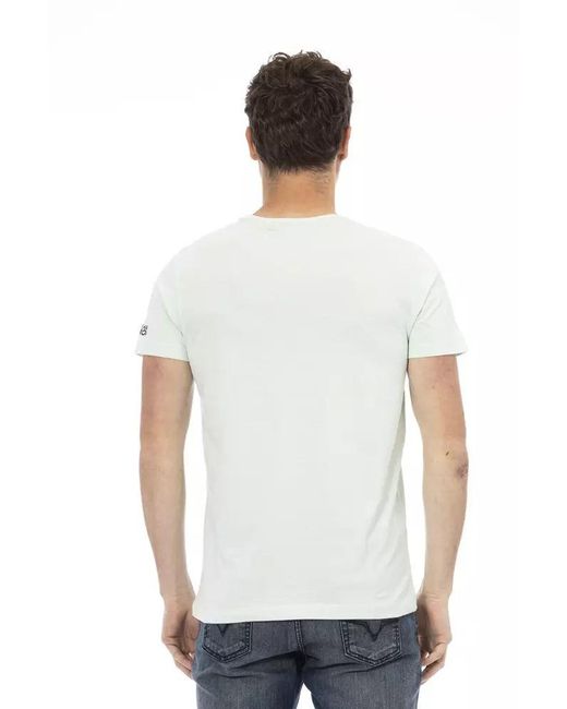 TRUSSARDI ACTION Multicolor "light Blue Cotton Men's T for men