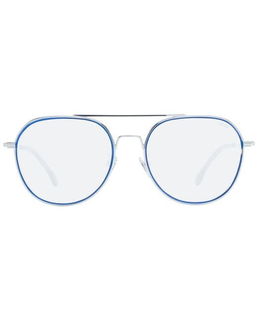 Lozza Metallic Silver Metal Sunglasses for men