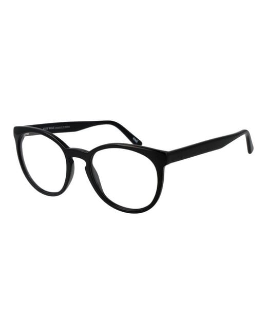 Andy Wolf Black Acetate Glasses (frames)