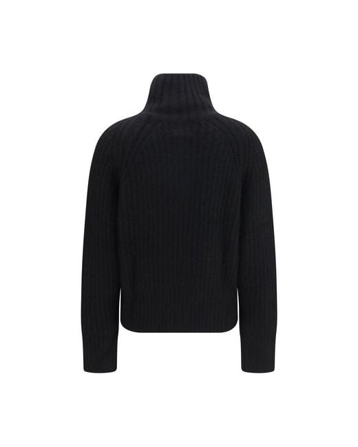 Allude Black Cashmere Sweater