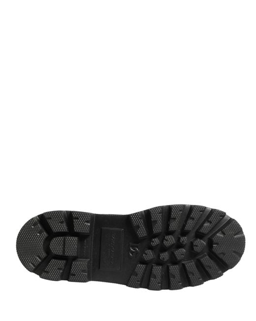 Dolce & Gabbana Black Leather Trek Sole Combat Boots Shoes for men