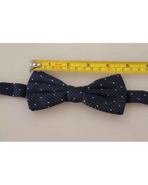 Dolce & Gabbana Black Elegant Silk Bow Tie for men