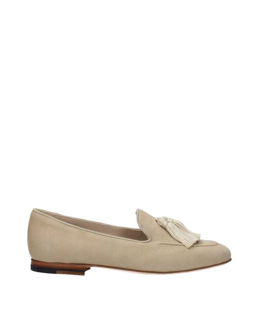 Eleventy Natural Eleven Moccasins Suede