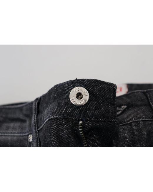 Fiorucci Black Chic Low Waist Skinny Jeans