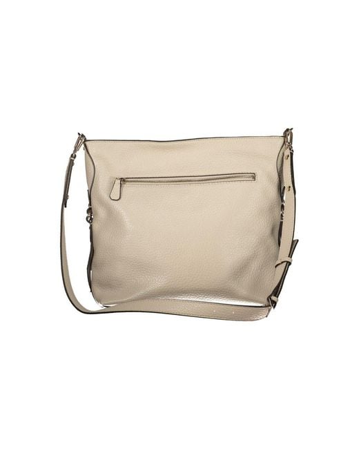 Guess Natural Beige Polyurethane 's Handbag