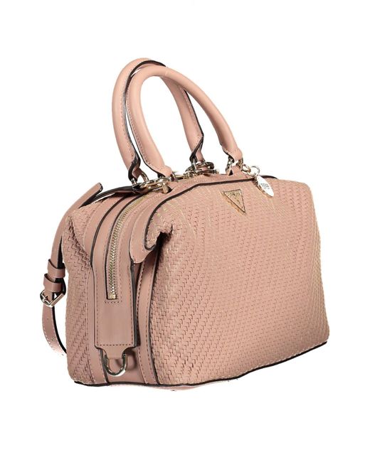 Guess Pink Polyurethane Handbag