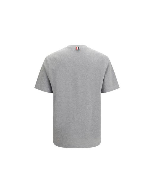 Thom Browne Gray Cotton T for men