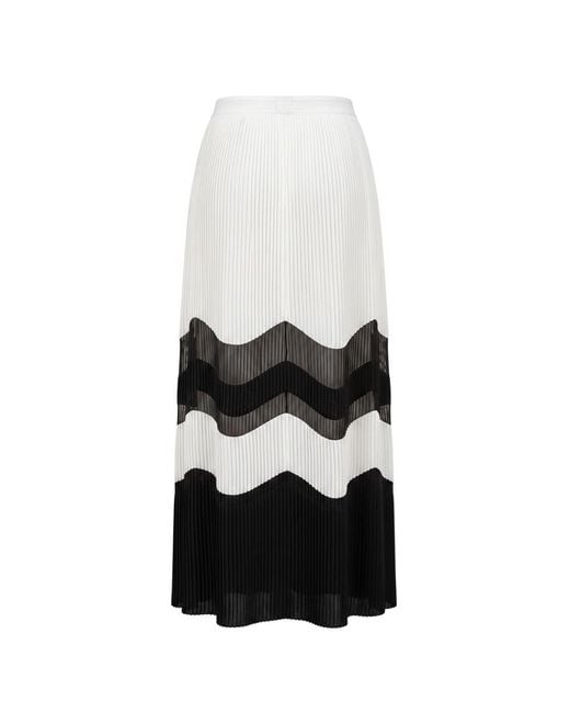 Trussardi White Polyester Skirt