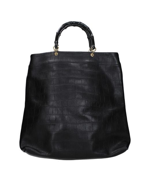 Jil Sander Black Leather Handbag