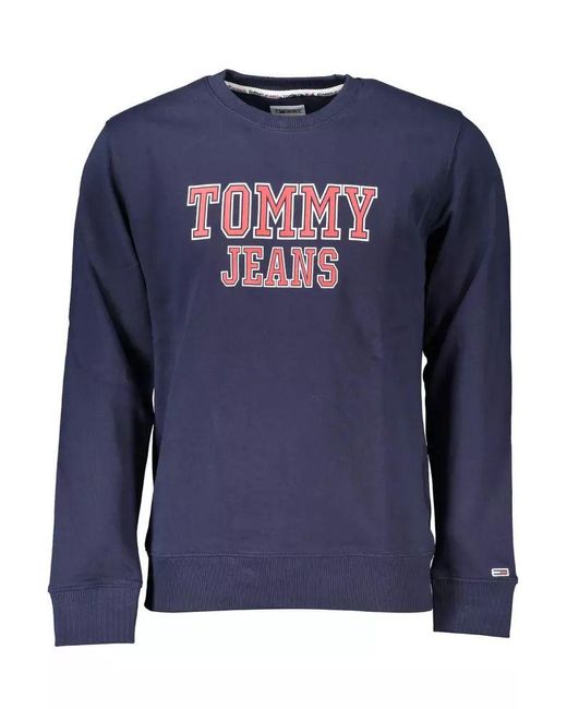 Tommy Hilfiger Blue Cotton Sweater for men