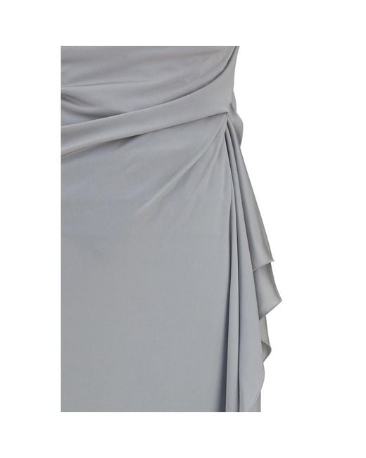 Versace Gray Viscose Casual Dress