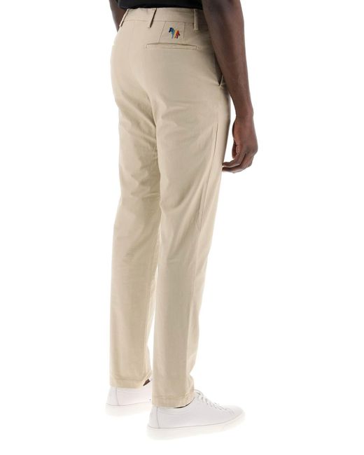 PS by Paul Smith Natural Cotton Stretch Chino Pants For for men