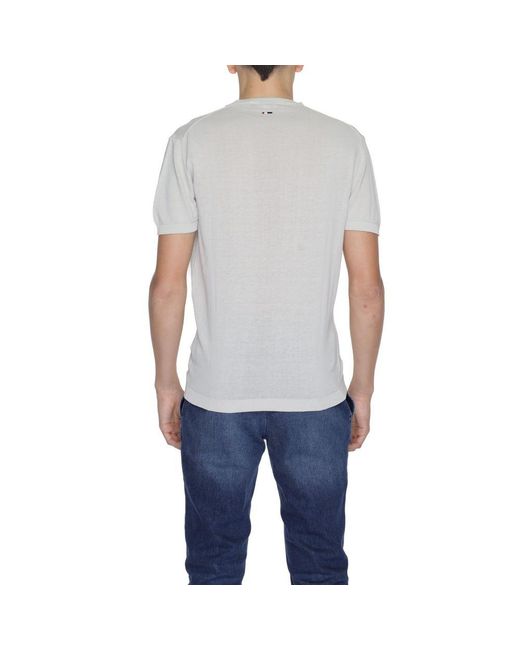 U.S. POLO ASSN. Blue Gray Cotton T for men