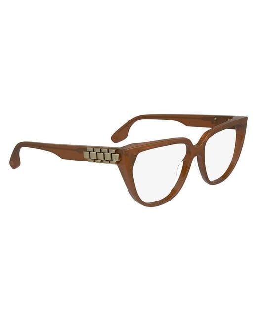 Victoria Beckham Gray Acetate Glasses (Frames)