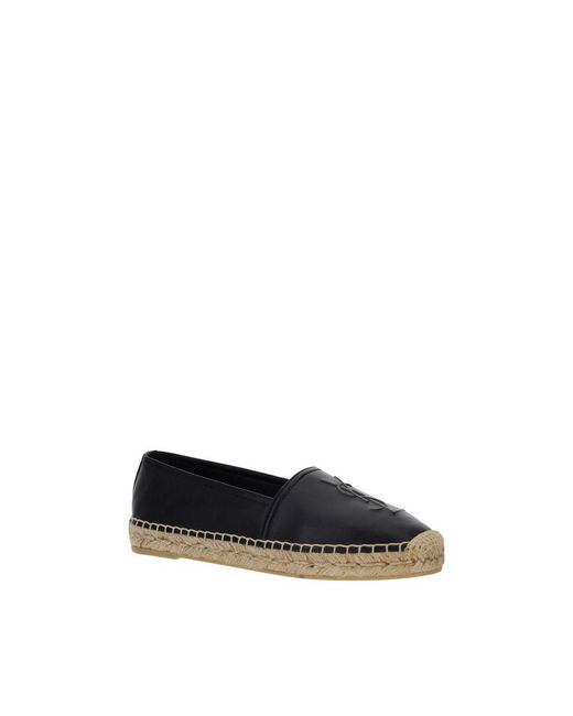 Saint Laurent Black Lamb Ovis Aries Aries Espadrilles