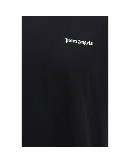 Palm Angels Black Cotton T for men