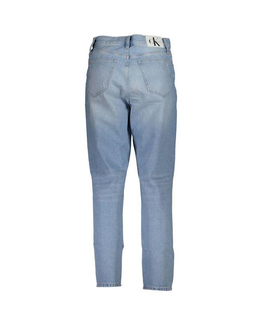 Calvin Klein Blue Cotton Jeans