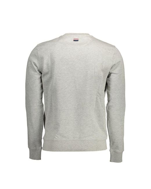 U.S. POLO ASSN. Gray Cotton Men's Sweatshirt for men