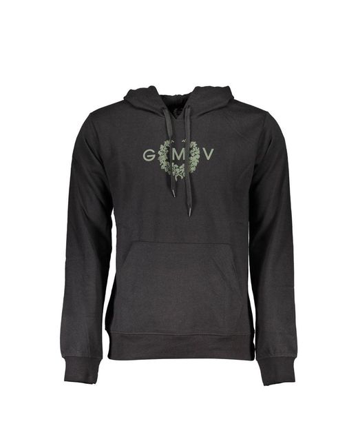 Gianmarco Venturi Black Cotton Sweatshirt for men