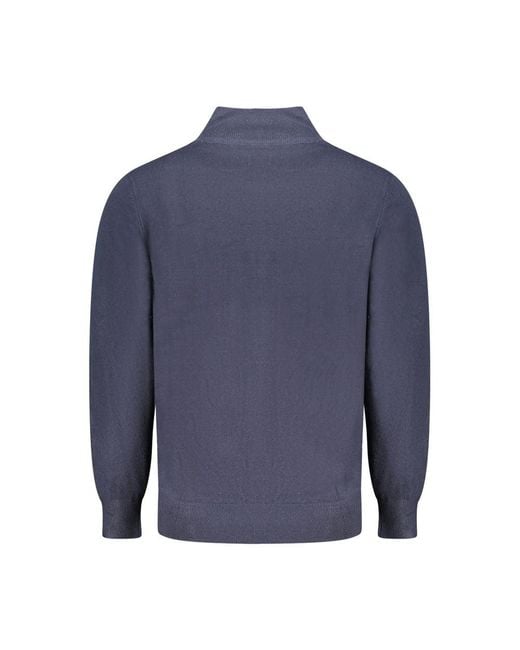 North Sails Blue Acrylic Men Cardigan for men