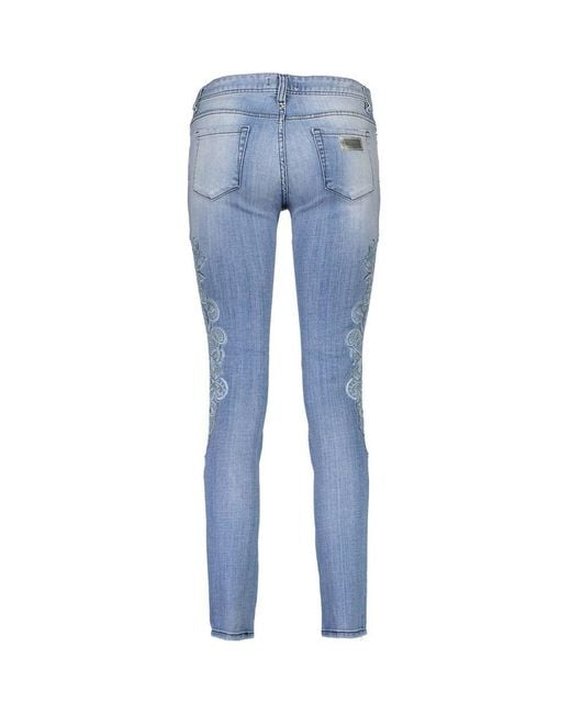 Just Cavalli Blue Cotton Jeans