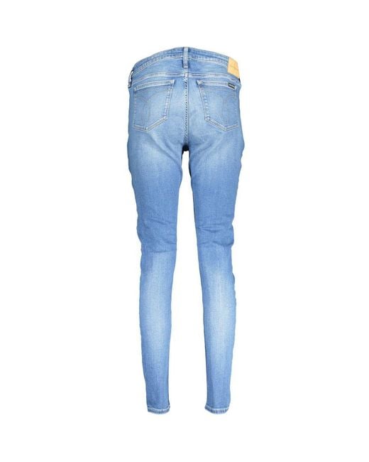 Calvin Klein Blue Cotton Jeans & Pant for men