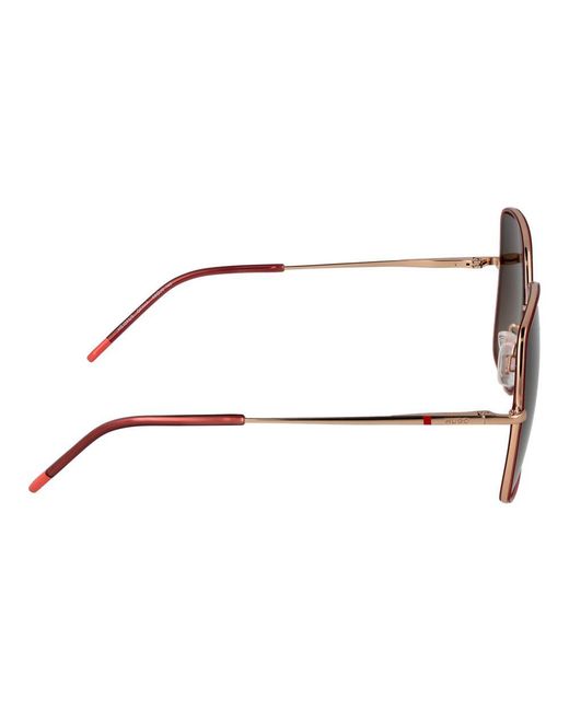 Boss Brown Red Sunglasses