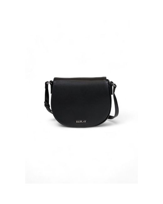 Replay Black Polyethylene Handbag