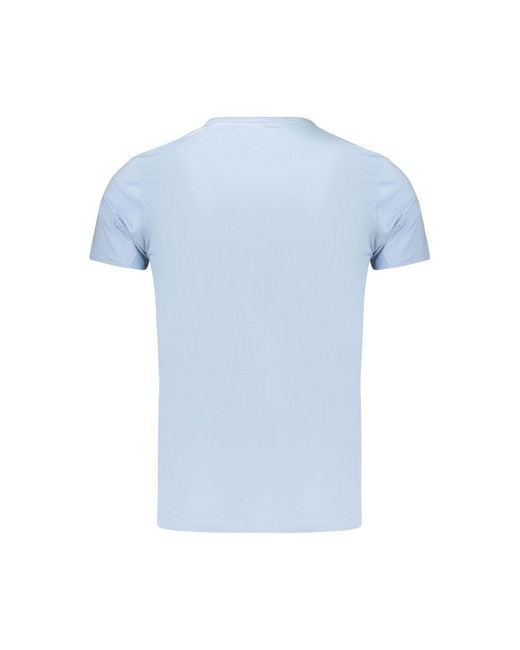 Pepe Jeans Blue Azzurro Cotton Mens T for men