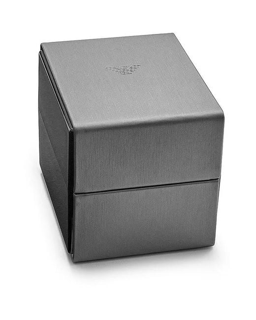 Emporio Armani Metallic Steel Quartz Watch