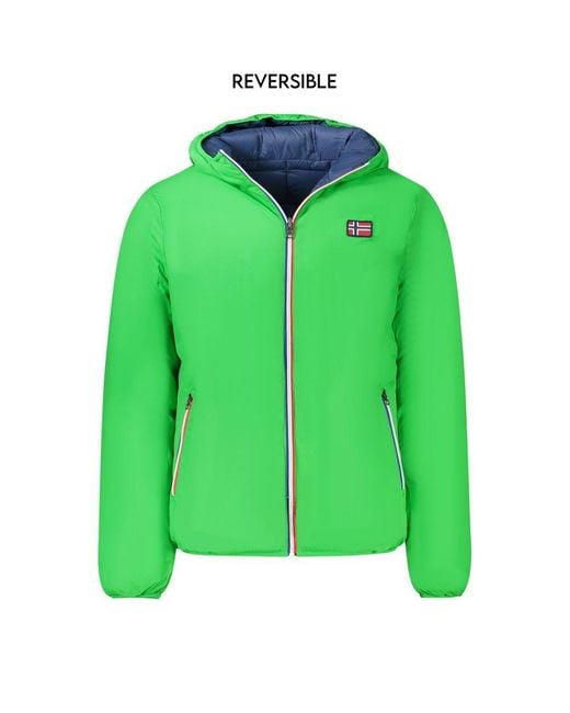 Norway 1963 Green Polyamide Jacket for men