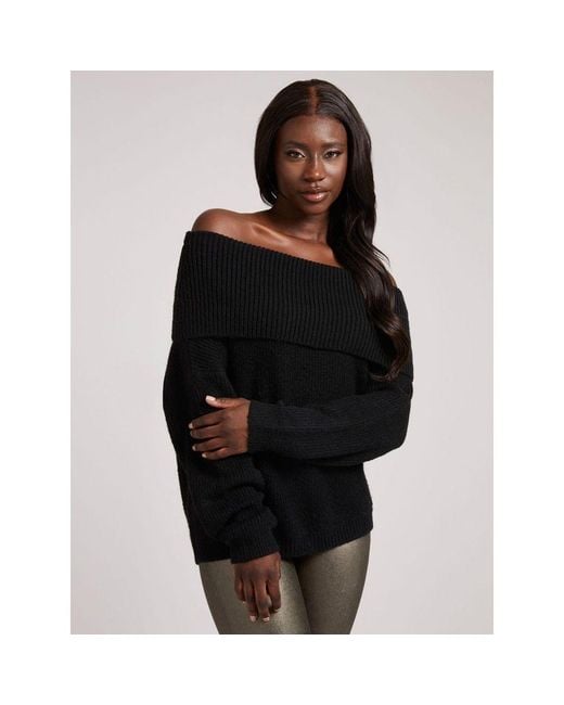 Guess Black Polyester Sweatshirt