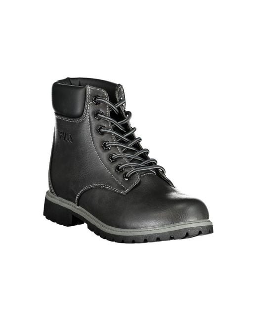 Fila Black Polyester Boot