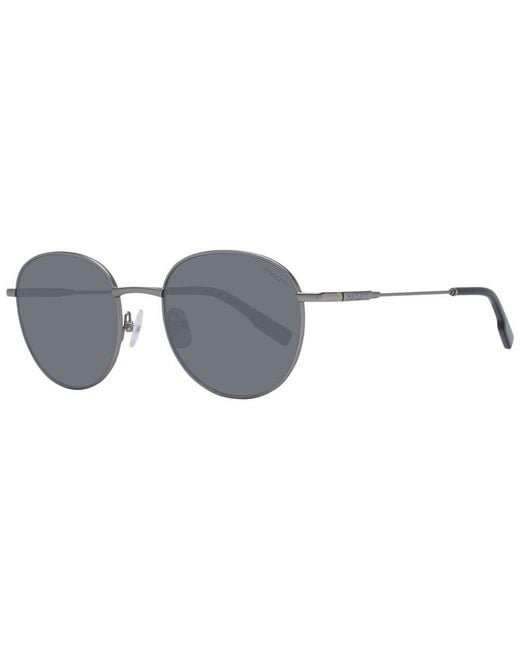 Hackett Gray Metal Sunglasses for men