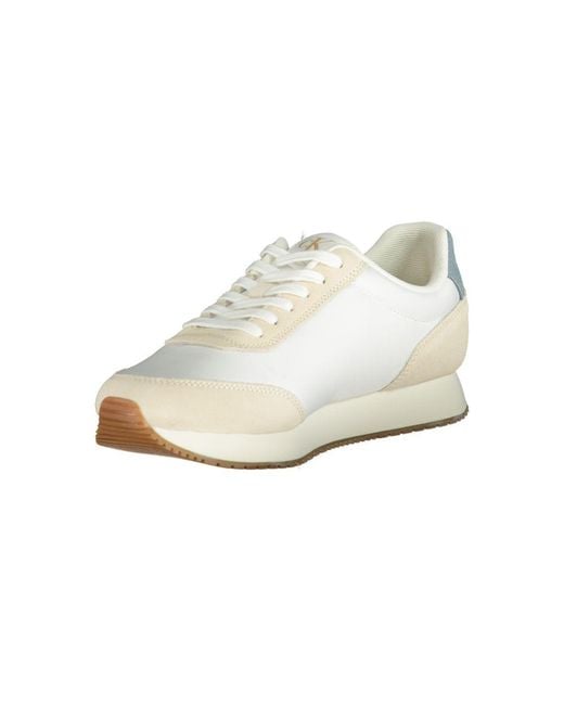 Calvin Klein White Polyester Sneaker for men
