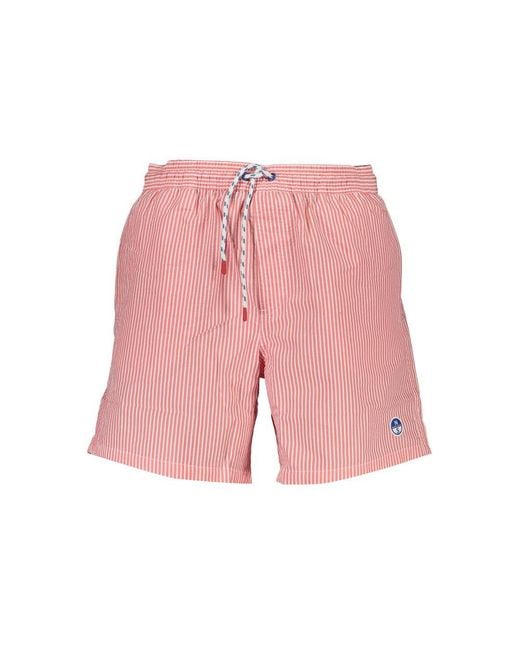 North Sails Pink Organic Cotton Men's Swim Boxer for men