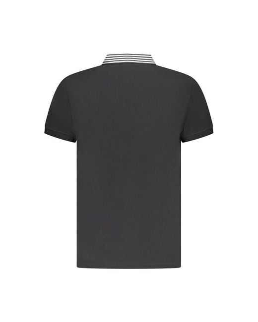 Roberto Cavalli Black Cotton Polo Shirt for men