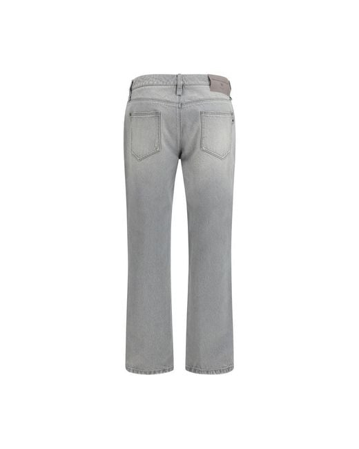 Ermanno Scervino Gray Cotton Boyfriend Jeans