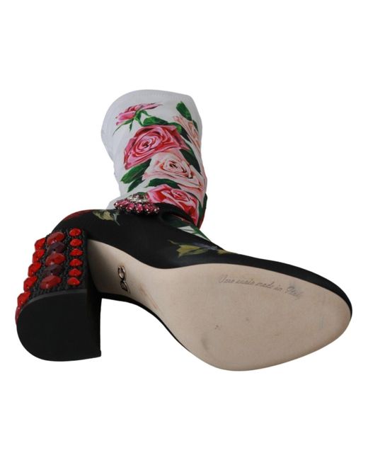 Dolce & Gabbana Red Heeled Boots