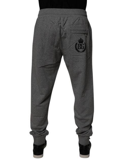 Dolce & Gabbana Gray Sweatpants Casual Comfortable for men